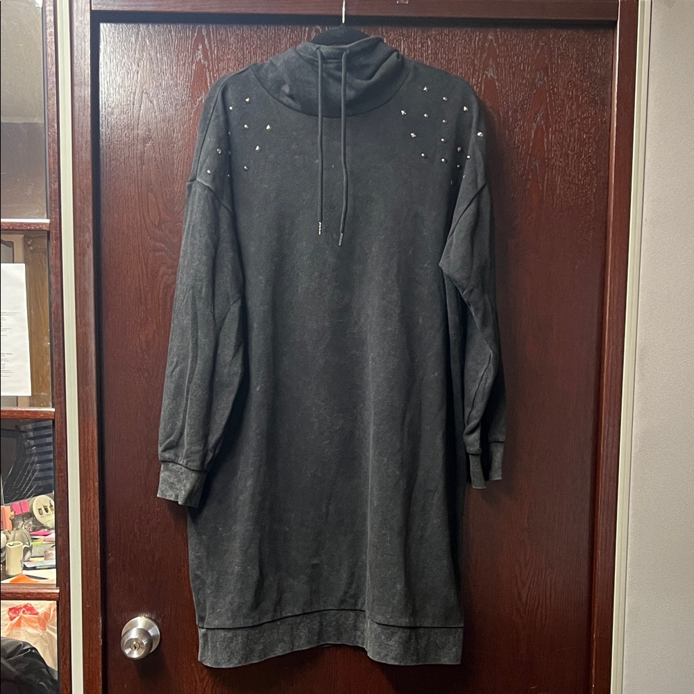 Torrid Mini Studded Hoodie Dress